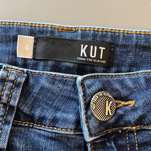 Kut from the Kloth Connie High Waist Raw Hem Ankle Skinny Jeans - Picture 3 of 5